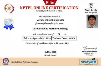 Introduction to Machine Learning